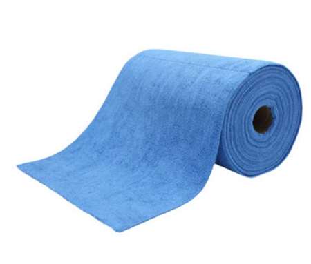 Image de BOBINE 75fts LAVETTE MICROFIBRES 30/30cm TRICOT FIRST BLEUE