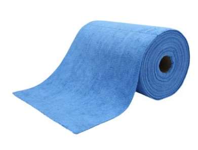 Image de BOBINE 75fts LAVETTE MICROFIBRES 30/30cm TRICOT FIRST BLEUE