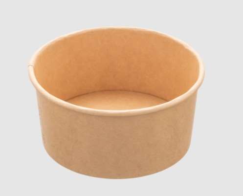 SALADIER KRAFT BRUN 750ml ROND Ø150 H 60mm COLIS DE 300