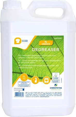 Image de GREEN'R DEGREASER DEGRAISSANT FORT 5L ECOLABEL