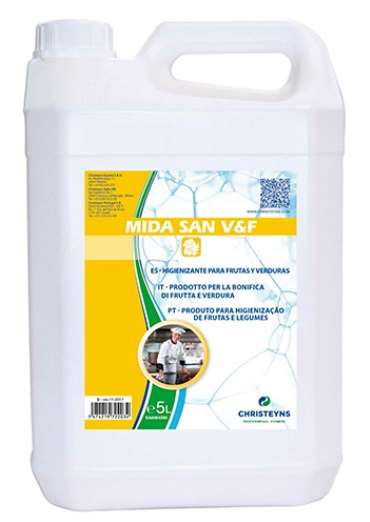 Image de MIDA SAN V&F DESINFECTANT FRUIT ET LEGUMES 5L