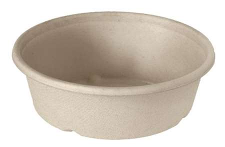 BOL SALADE 900ml BAGASSE BRUN Ø194mm H53mm   COLIS DE 160