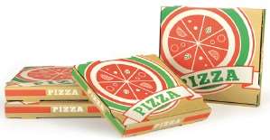 Image de BOITE PIZZA 26/26cm KRAFT BRUN H4cm PAQUET DE 100