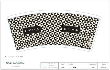 Image de POT A GLACE 500ml 2C EMMA COLIS DE 500