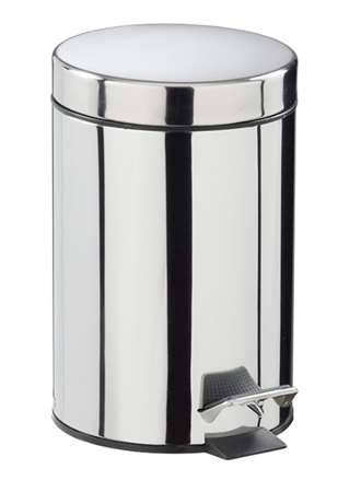 Image de POUBELLE A PEDALE 3L INOX AVEC SEAU INTERIEUR ESSENCIA