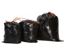 Image de SAC POUBELLE 100L NOIR BD 40µ LIEN COULISSANT   COLIS DE 100