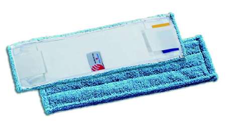 Image de FRANGE MICROFIBRE POCHES/LANGUETTES 40cm BLEUE