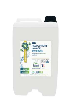 RESOLUTIONS LAVAGE EAU DOUCE 12KG ECOLABEL