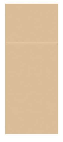 Image de SERVIETTE BIO DUNILETTO SLIM 40/33cm NATURAL BROWN X260