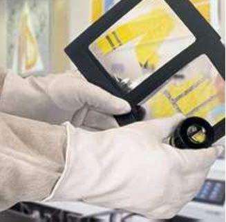 Image de GANT TEXTILE COTON BLANC  TAILLE 8       LA PAIRE