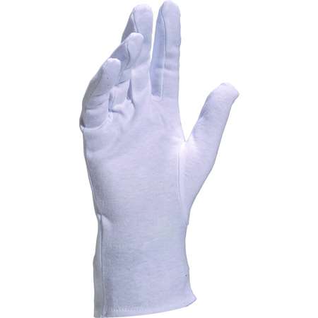 Image de GANT TEXTILE COTON BLANC TAILLE 8 LA PAIRE