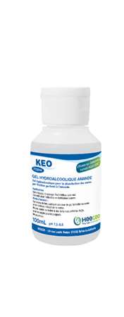 Image de KEO GEL HYDROALCOOLIQUE AMANDE FLACON DE 100ML