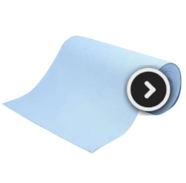 Image de BOBINE 50fts LAVETTE MICROFIBRES 30/30cm TOP VITRE BLEUE