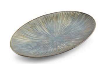 PLAT DE SERVICE 25,5 X 17cm  HALO- FOREST