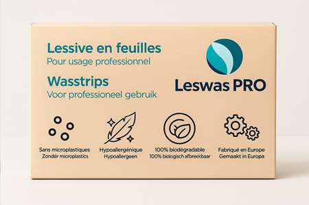 Image de LESWAS PRO LESSIVE EN FEUILLES BOITE DE 100