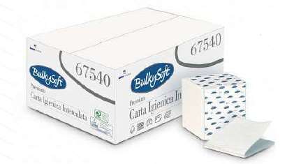 Image de PAPIER TOILETTE 2p PAQUET BLANC 250F   COLIS DE 36