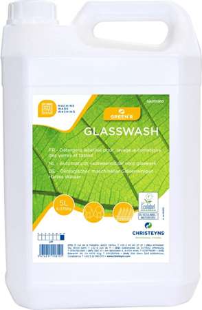 Image de GREEN'R GLASSWASH DÉTERGENT LAVAGE AUTO.VERRES 5L ECOLABEL
