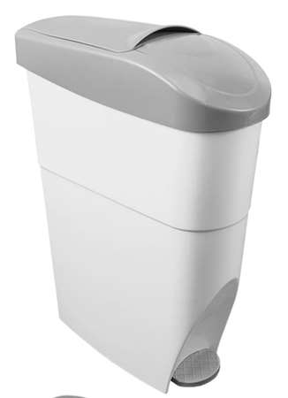 Image de POUBELLE PEDALE SERENA 22 LT HYGIENE FEMININE BLANCHE