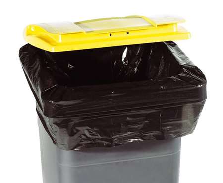 Image de HOUSSE CONTENEUR 1100L BD NOIR 35µ 2250/1750mm   COLIS DE 50