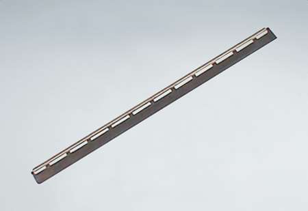 Image de REGLETTE VITRE COMPLETE 45cm INOX (BARRETTE+CAOUTCHOUC DUR)