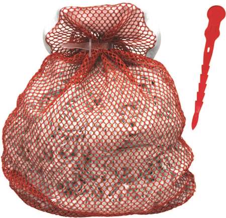 Image de FILET DE LAVAGE 40/60cm POLYESTER ROUGE FERMETURE FEROUFAC