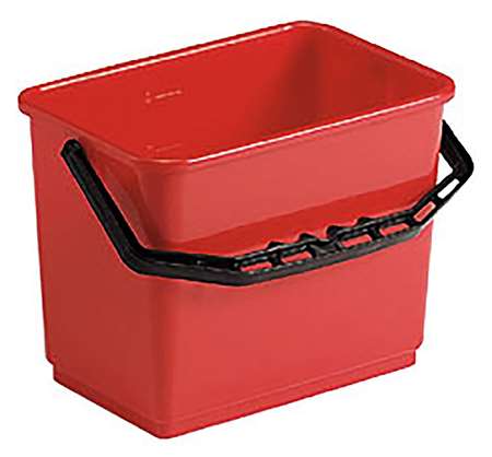 Image de SEAU 4L POLYPROPYLENE ROUGE AVEC ANSE ERGONOMIQUE