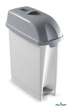 Image de POUBELLE 17L PLASTIQUE A PEDALE HYGIENE FEMININE DESY