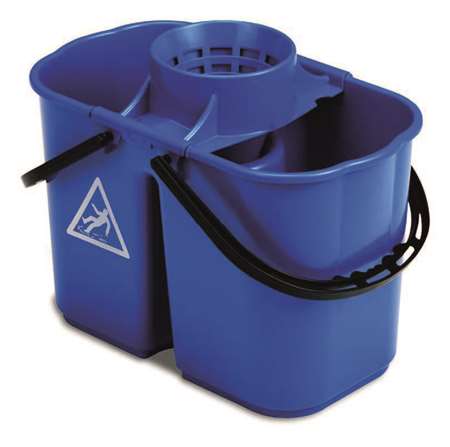 Image de SEAU BI-BACS 2x8L GEMINI BLEU + ESSOREUR