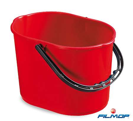 Image de SEAU 12L PLASTIQUE PLUTO ROUGE AVEC BEC VERSEUR