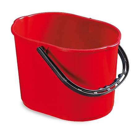 Image de SEAU 12L PLASTIQUE PLUTO ROUGE AVEC BEC VERSEUR