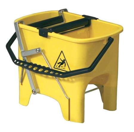 Image de SEAU BI-BACS 2x8L ROCKET AVEC ROULEAUX ESSOREURS