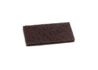 Image de TAMPON ABRASIF MARRON 12/25cm ép 2cm