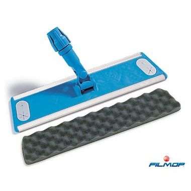 Image de BALAI TRAPEZE PLASTIQUE A REGLETTES VELCRO 40/10cm