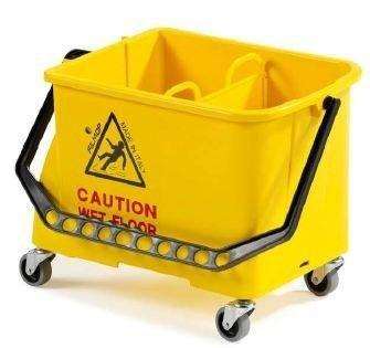 Image de SEAU BI-BACS SPIDER 2x8L SANS PRESSE AVEC ROUES