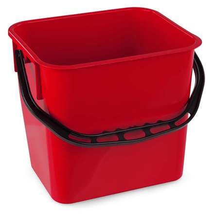 Image de SEAU 12L PLASTIQUE GRADUE ROUGE ANSE PLASTIQUE