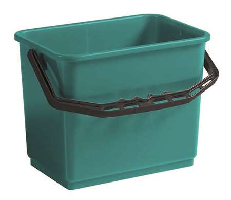 Image de SEAU 6L PLASTIQUE GRADUE VERT ANSE PLASTIQUE