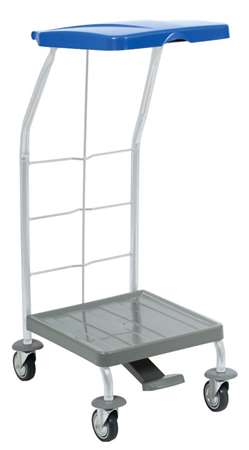 Image de CHARIOT LINGE RISLAN 1 SUPPORT SAC 70L COUV BLEU A PEDALE