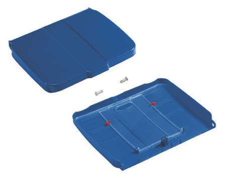 Image de COUVERCLE BLEU SUPPORT SAC 120L AVEC PORTE PROTOCOLE