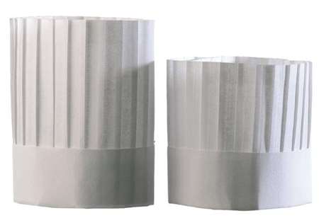 Image de TOQUE PLISSEE CHEF 225mm SANS COIFFE COLIS DE 10